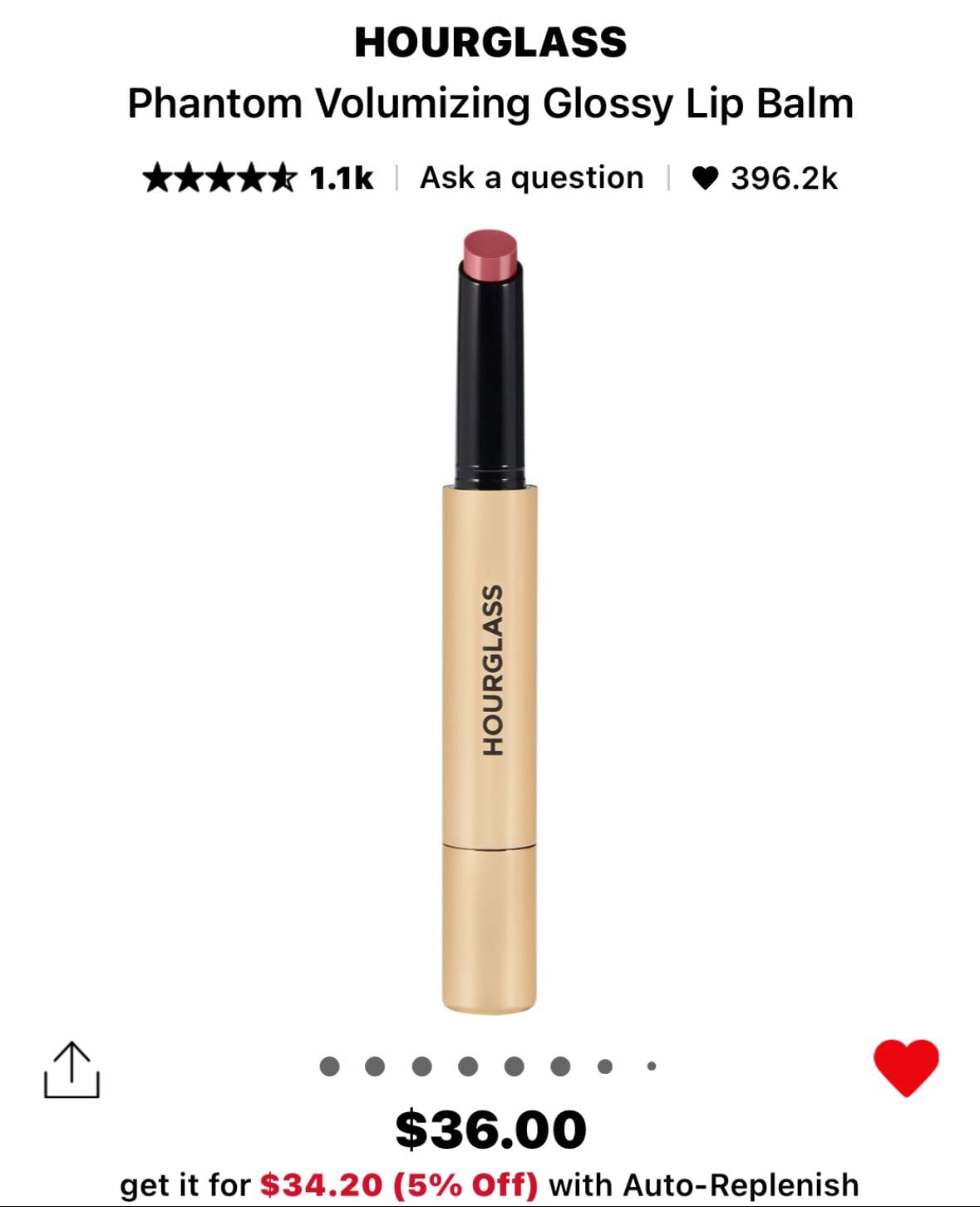 Hourglass Phantom Volumizing Glossy Lip Balm - Lure