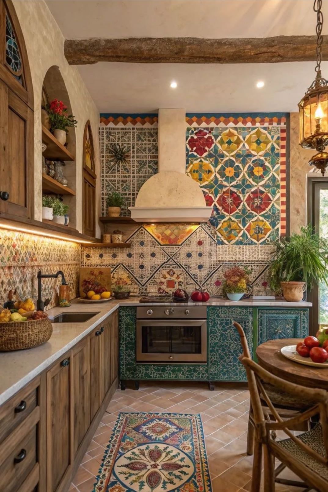 Cocina de azulejos