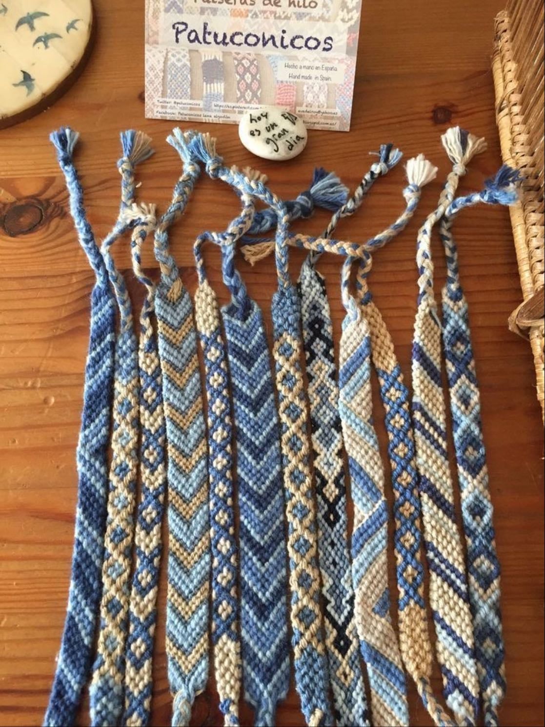 Pulseras hechas a mano