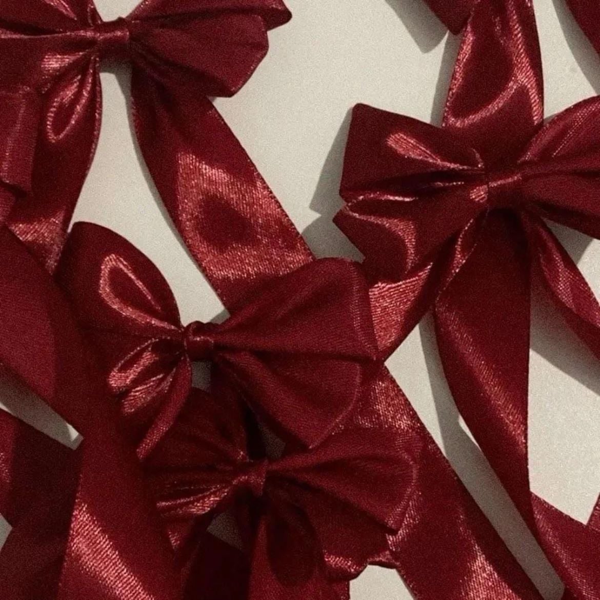 Red ribbons