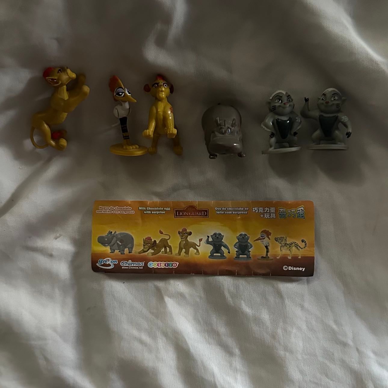 Set of 6/7 blind figures based on The Lion Guard - la 煤nica que me falt贸 es Fuli 馃樋