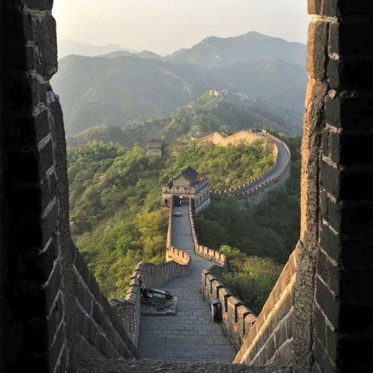 Caminar por la muralla China