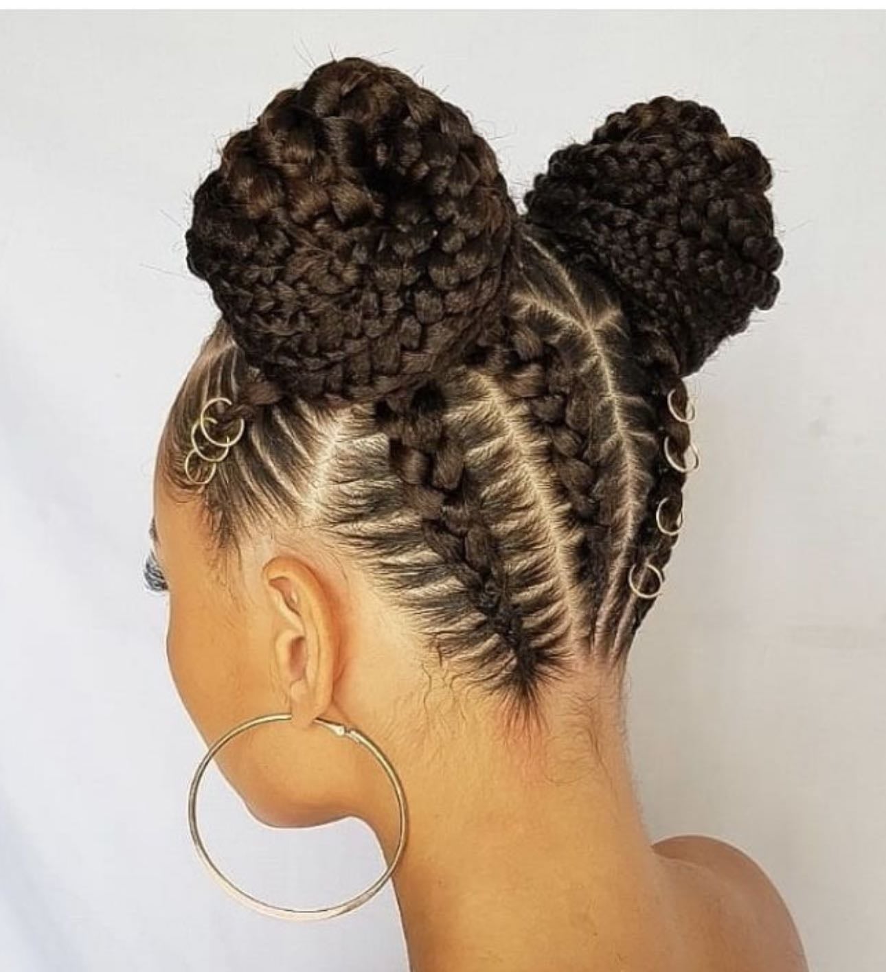Braided Up Buns