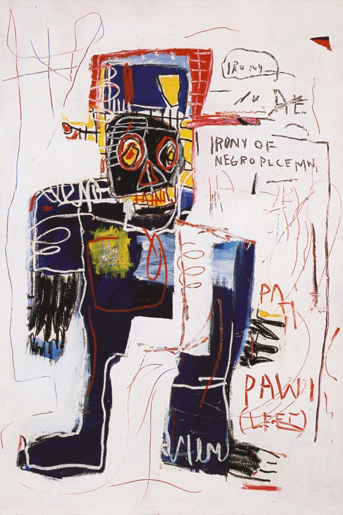 Ironia do Policial Negro - Jean-Michel Basquiat (1981)