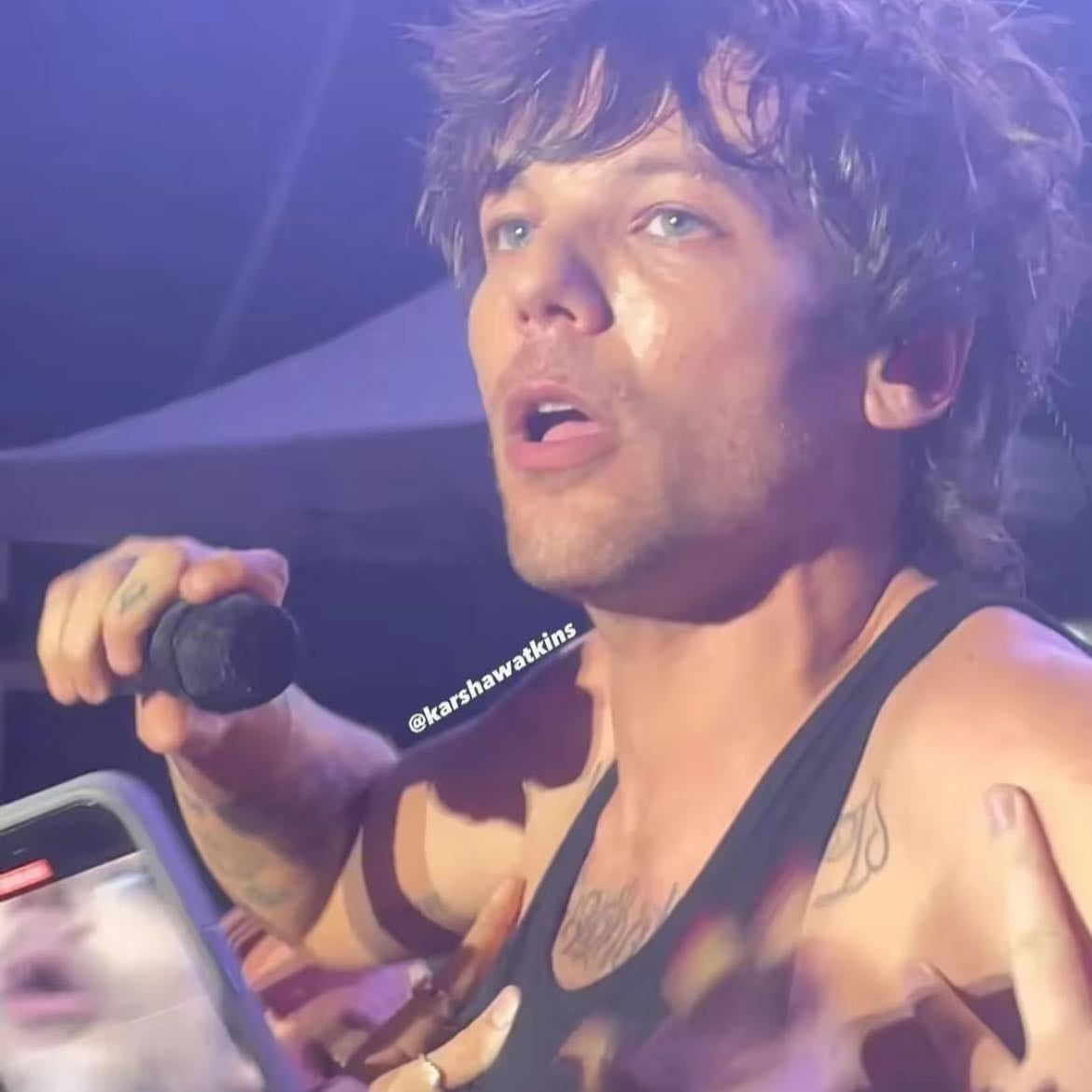 When his shirt got ripped off - (The first time before like we relized we were being way to aggressive)