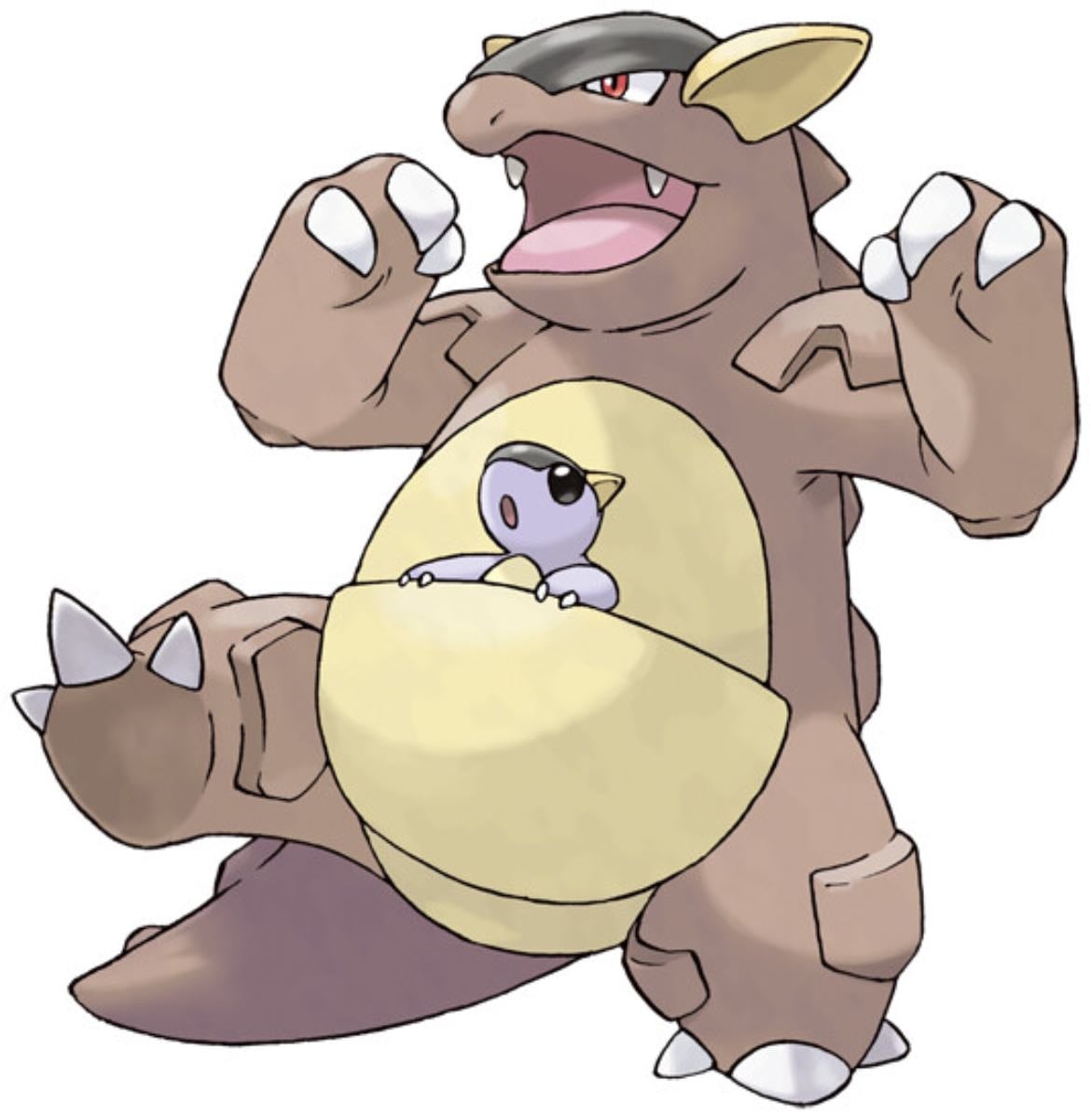 Kangaskhan - Evolves from Marowak