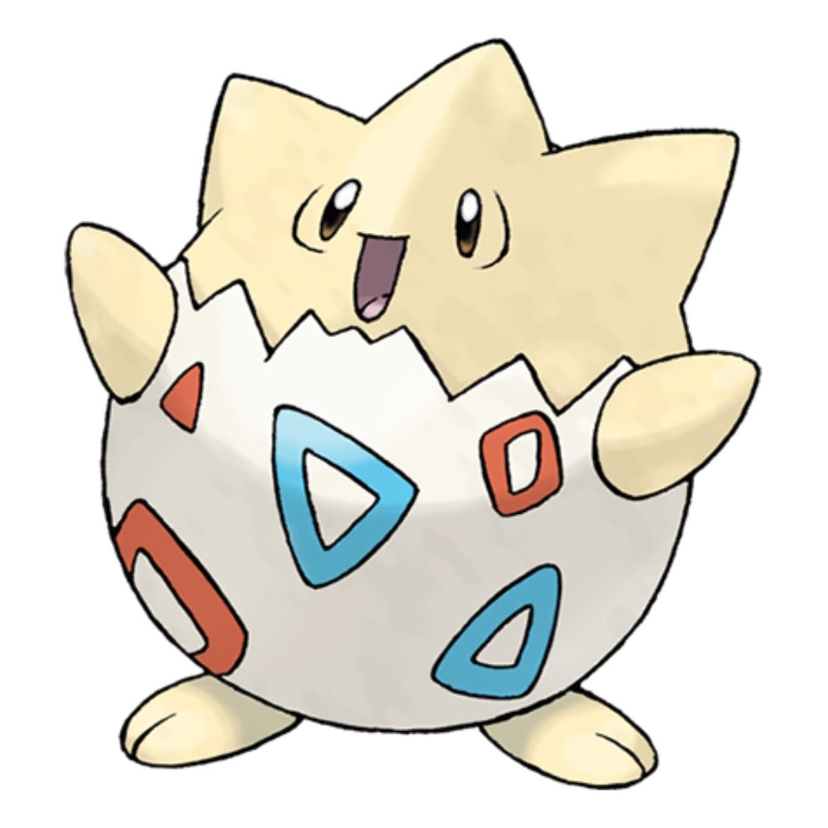 Togepi - Evolves into Togetic and Togekiss