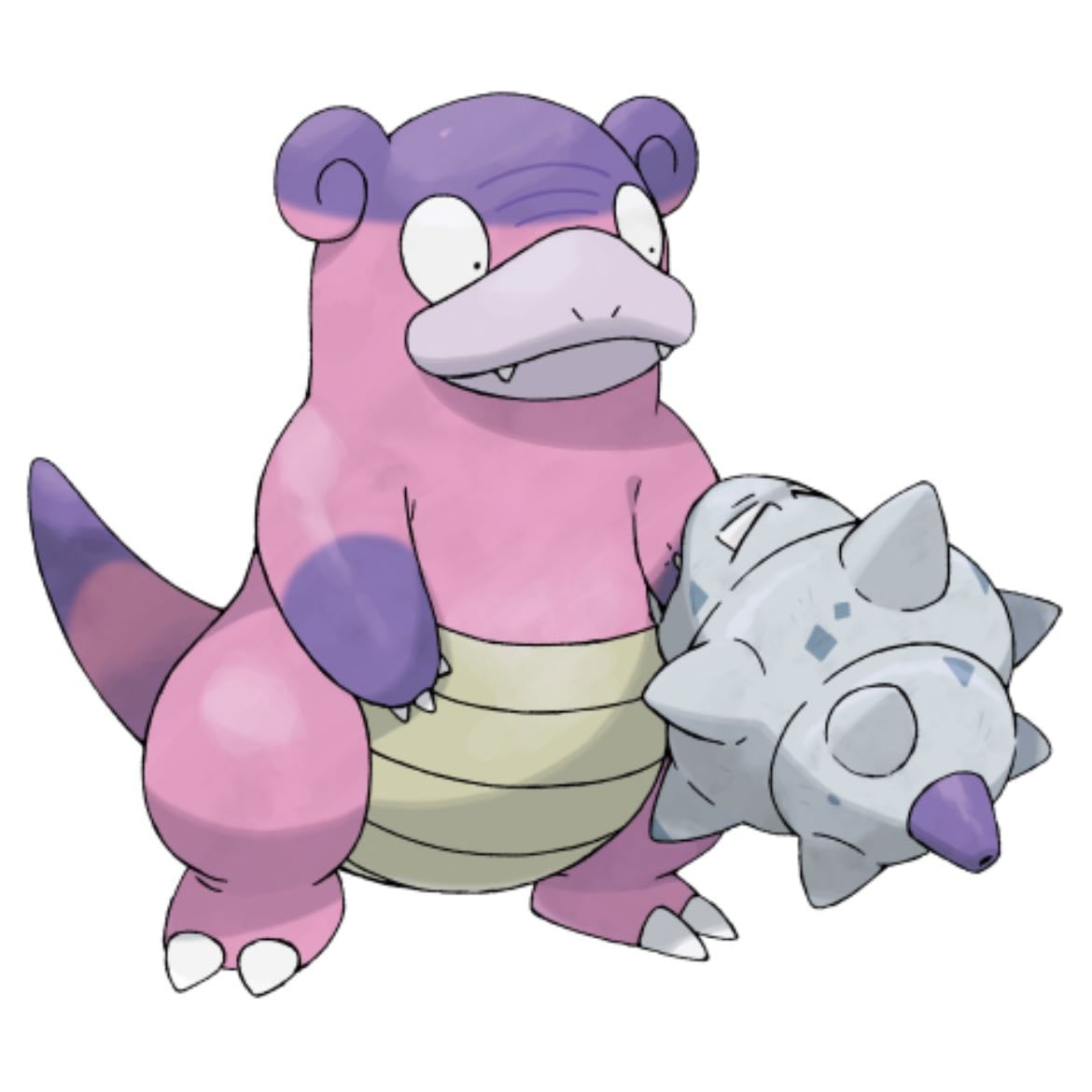 Slowbro - Evolves from Slowking
Both Poison and Psychic type