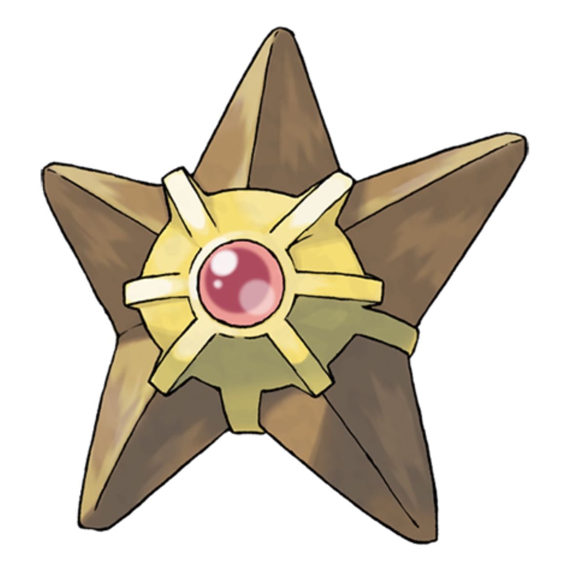 Staryu - Evolves into Starmie