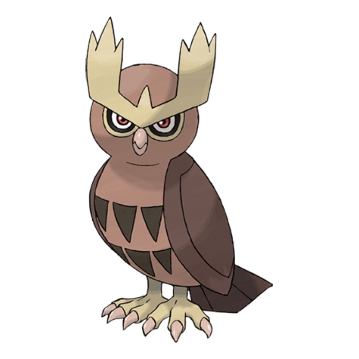 Noctowl - Both Normal and Flying Type
Evolves from Hoothoot