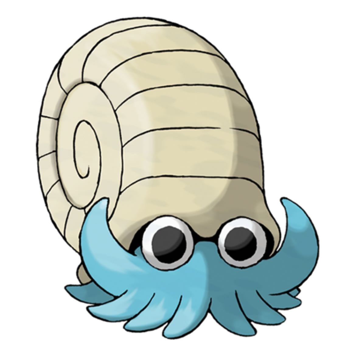 Omanyte - Both Water and Rock Type
Evolves into Omastar