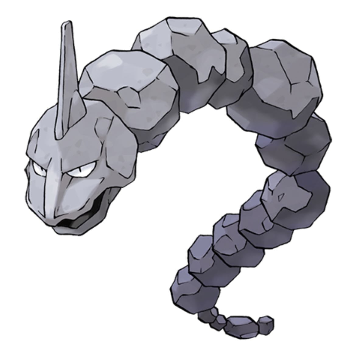 Onix - Both Rock and Ground Type
Evolves into Steelix
