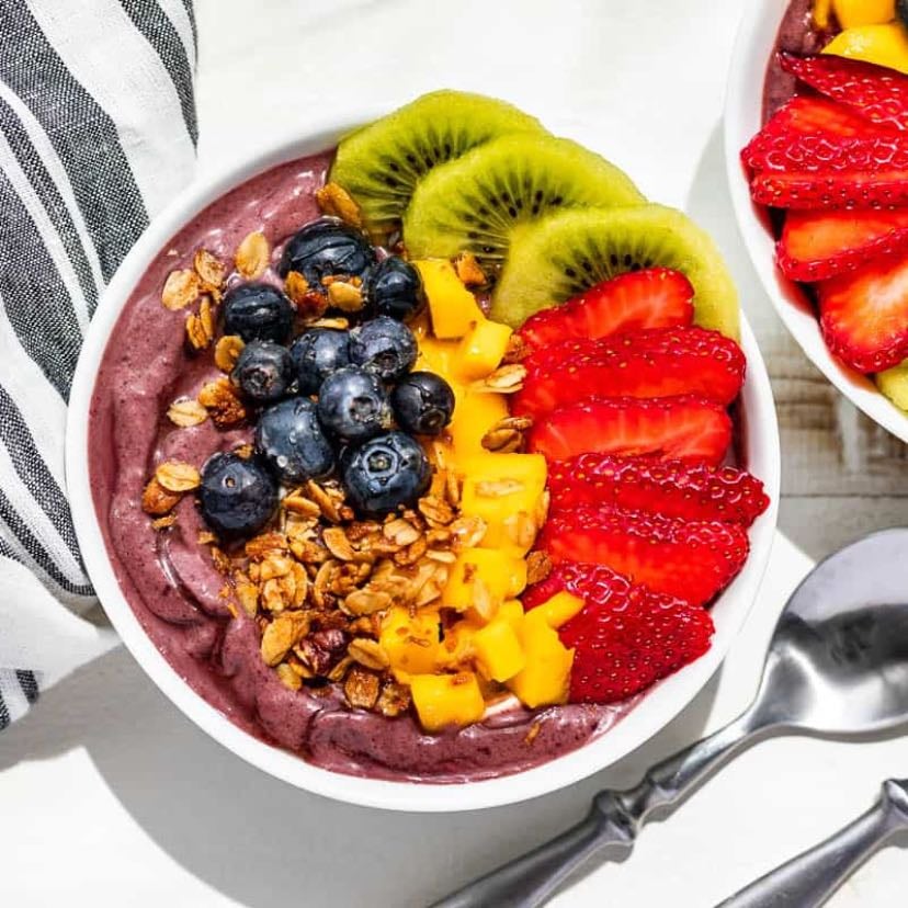 fruit bowls - (eat more for breakfast 😋)