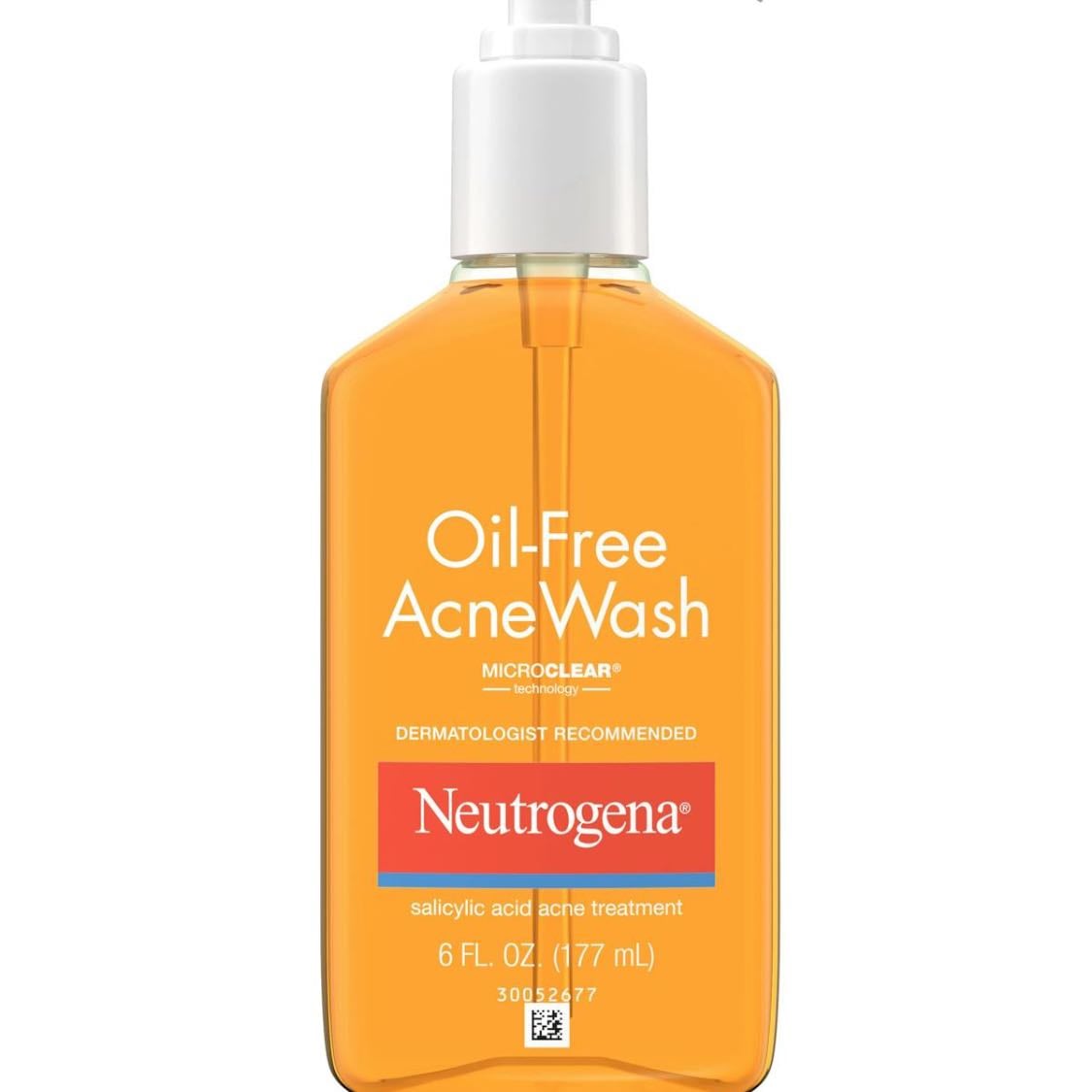 neutrogena acne face wash