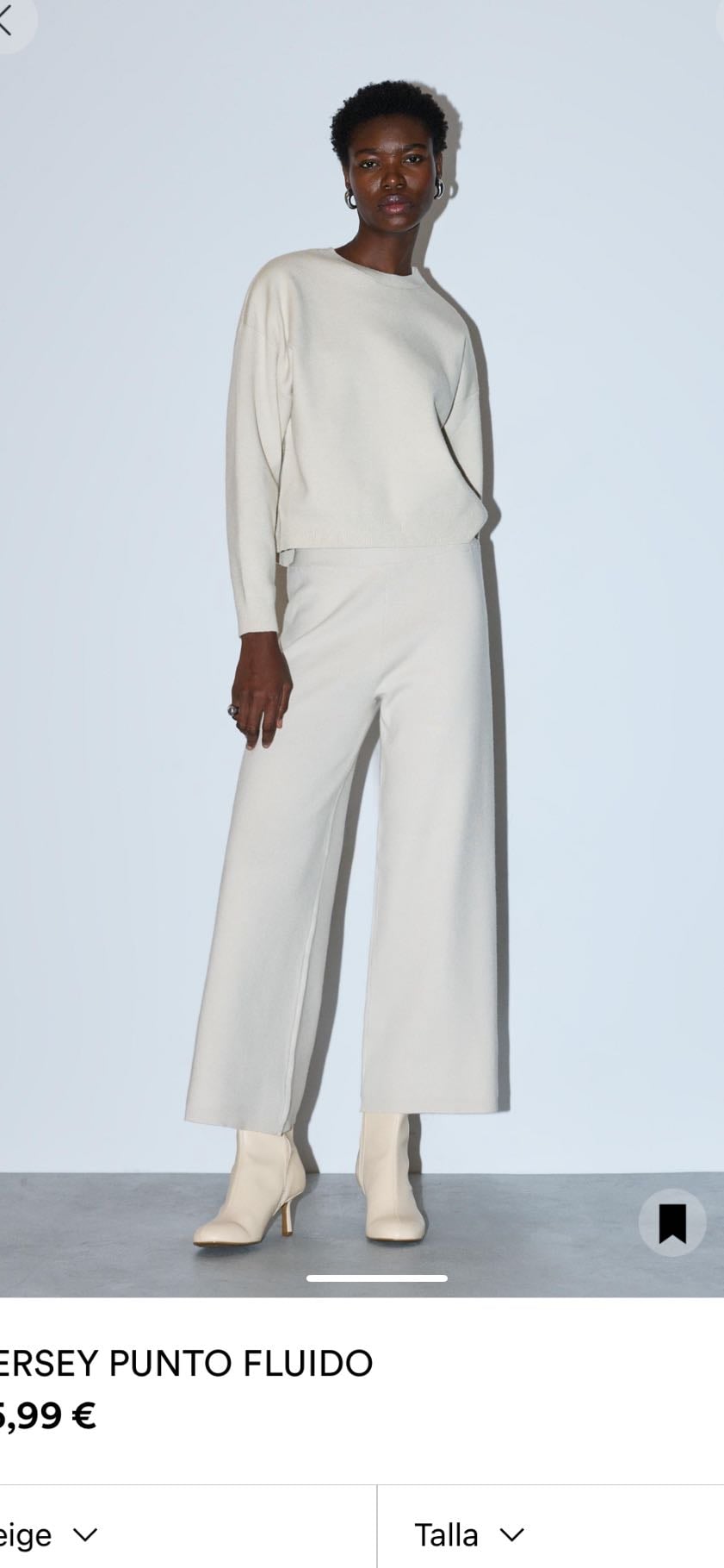conjunto beige - lefties