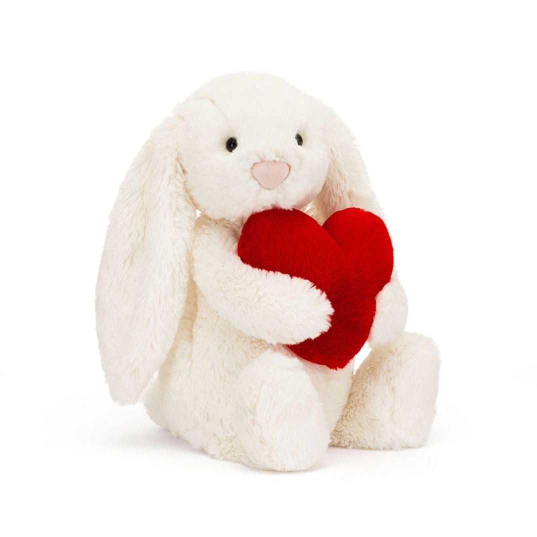 red love heart bunny