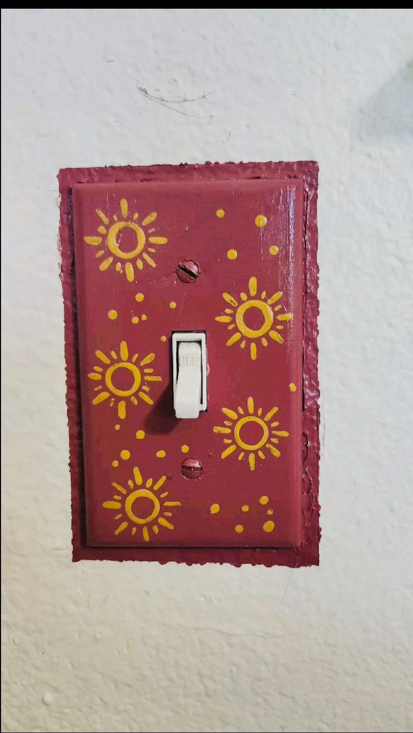 painted lightswitches