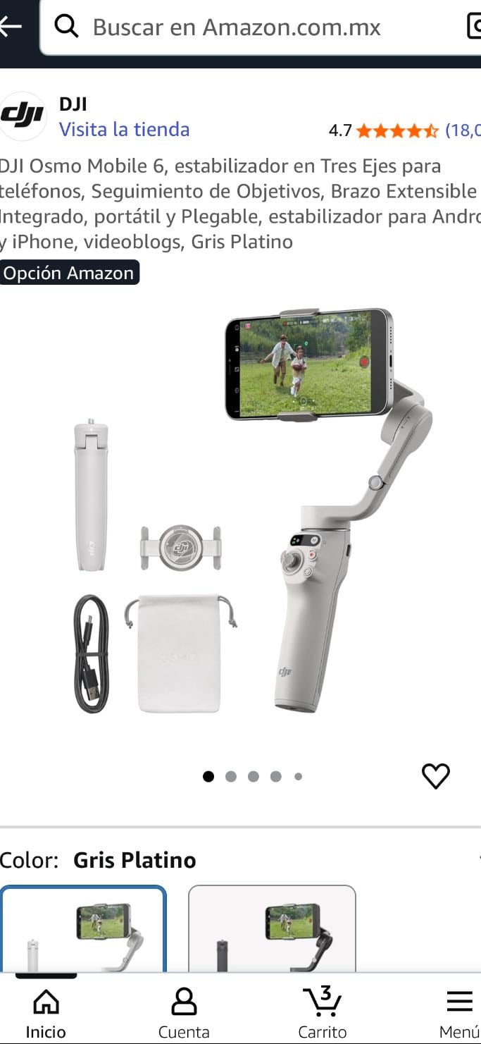 DJI Osmo Mobile 6 - Estabilizador