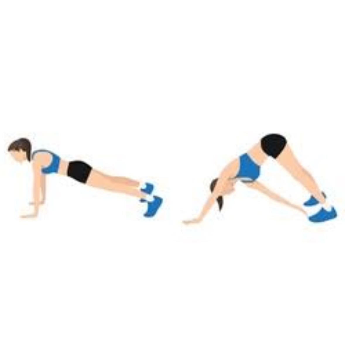Plank toe taps