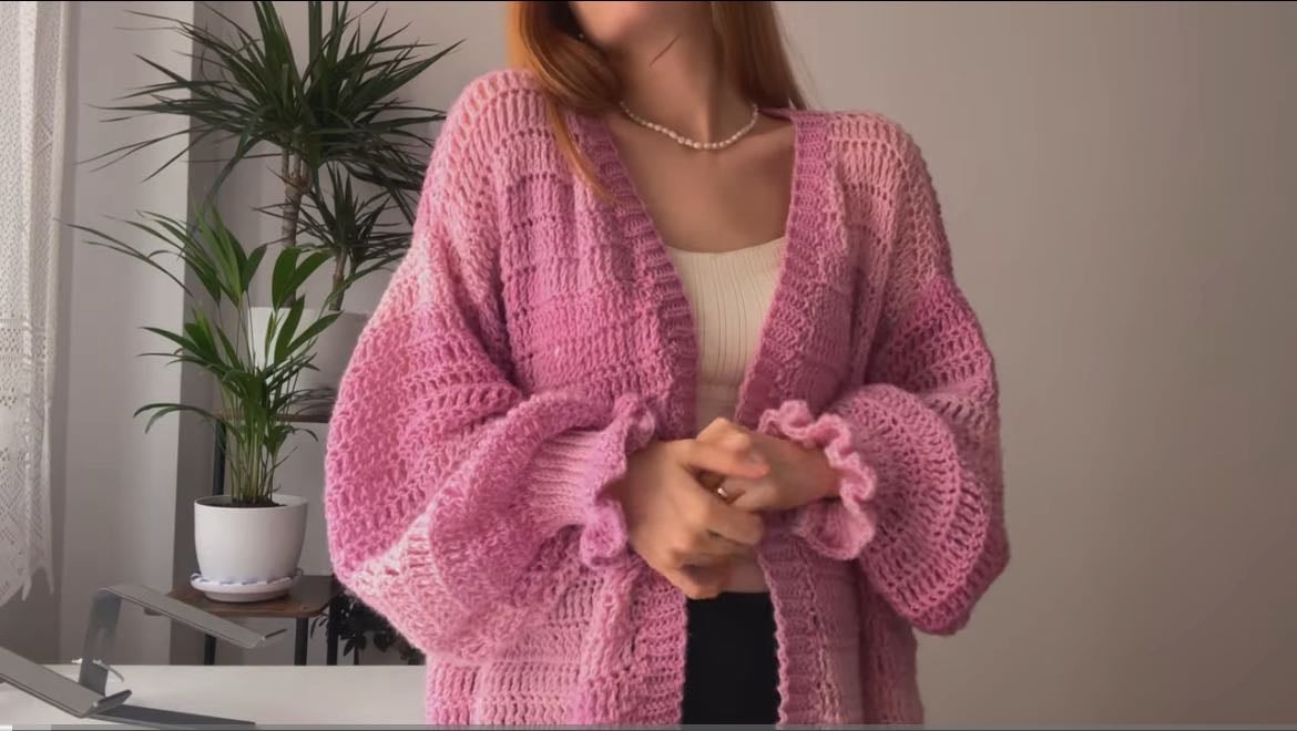 oversized cardigan
