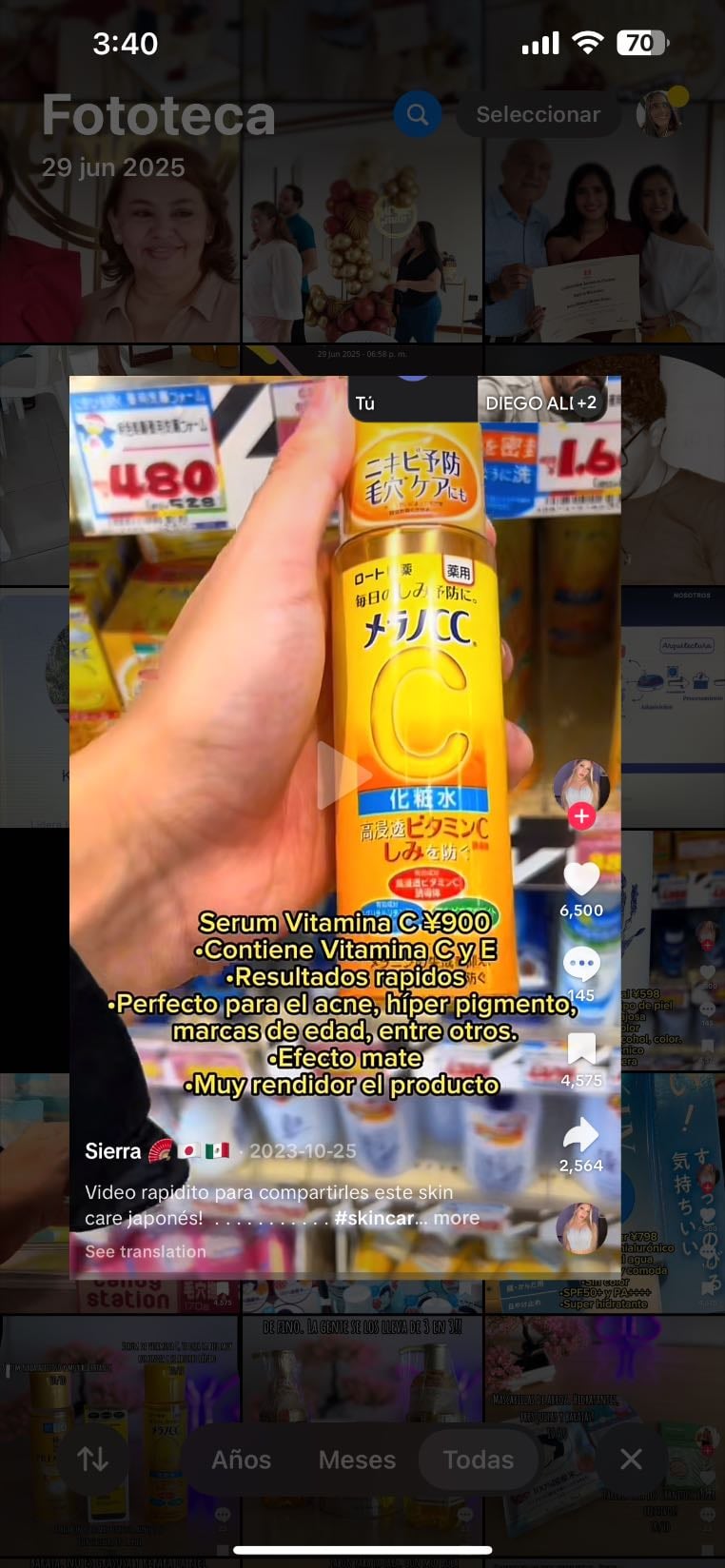 Serum vitamina C - 1173 yenes
