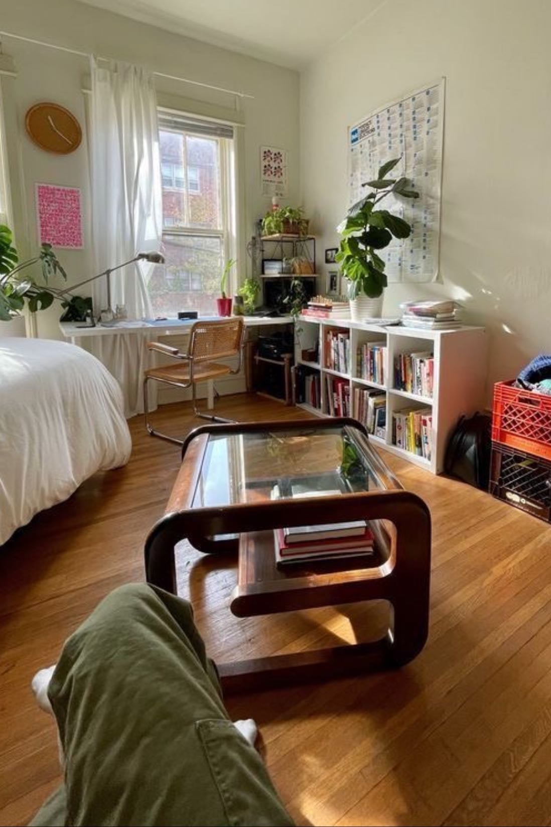 asymmetrical coffee table