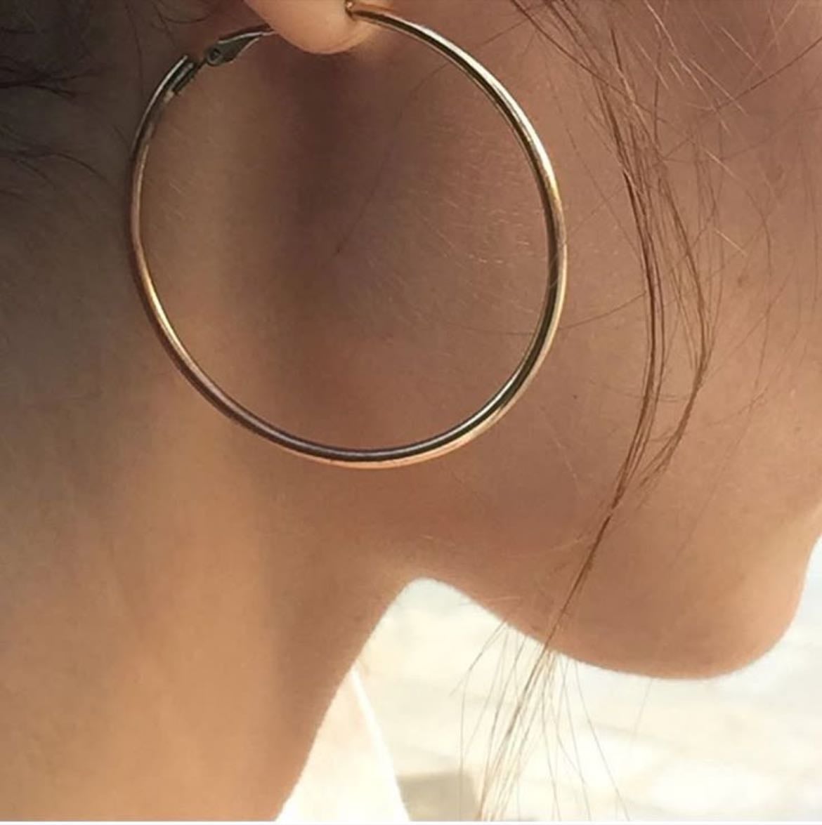 hoop earrings