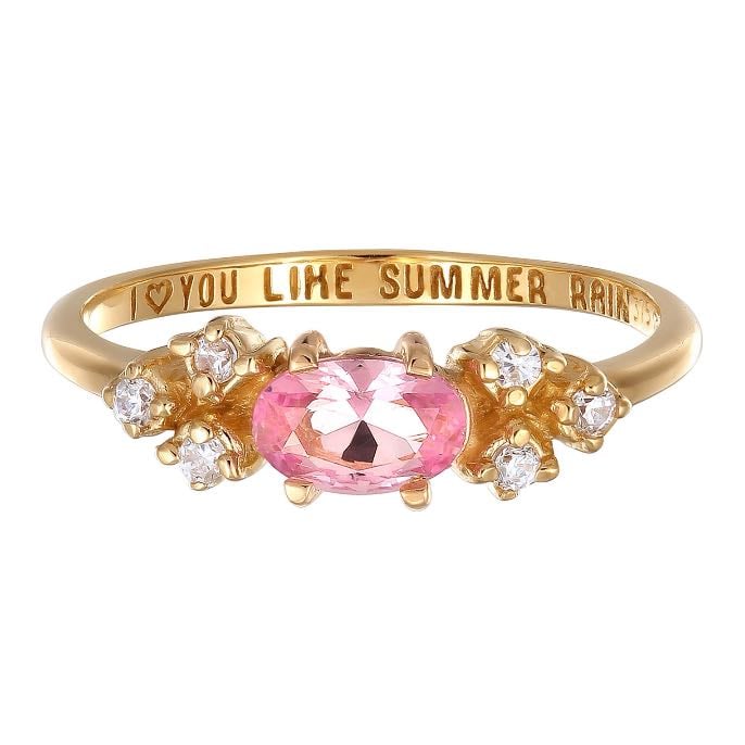 Saphir Diamant Love Ring