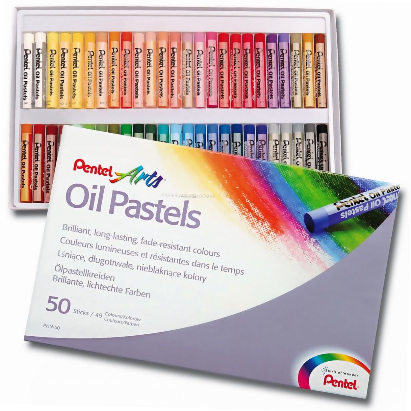 pastel oil crayons