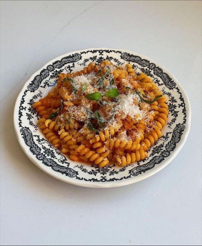 red pepper harissa pasta