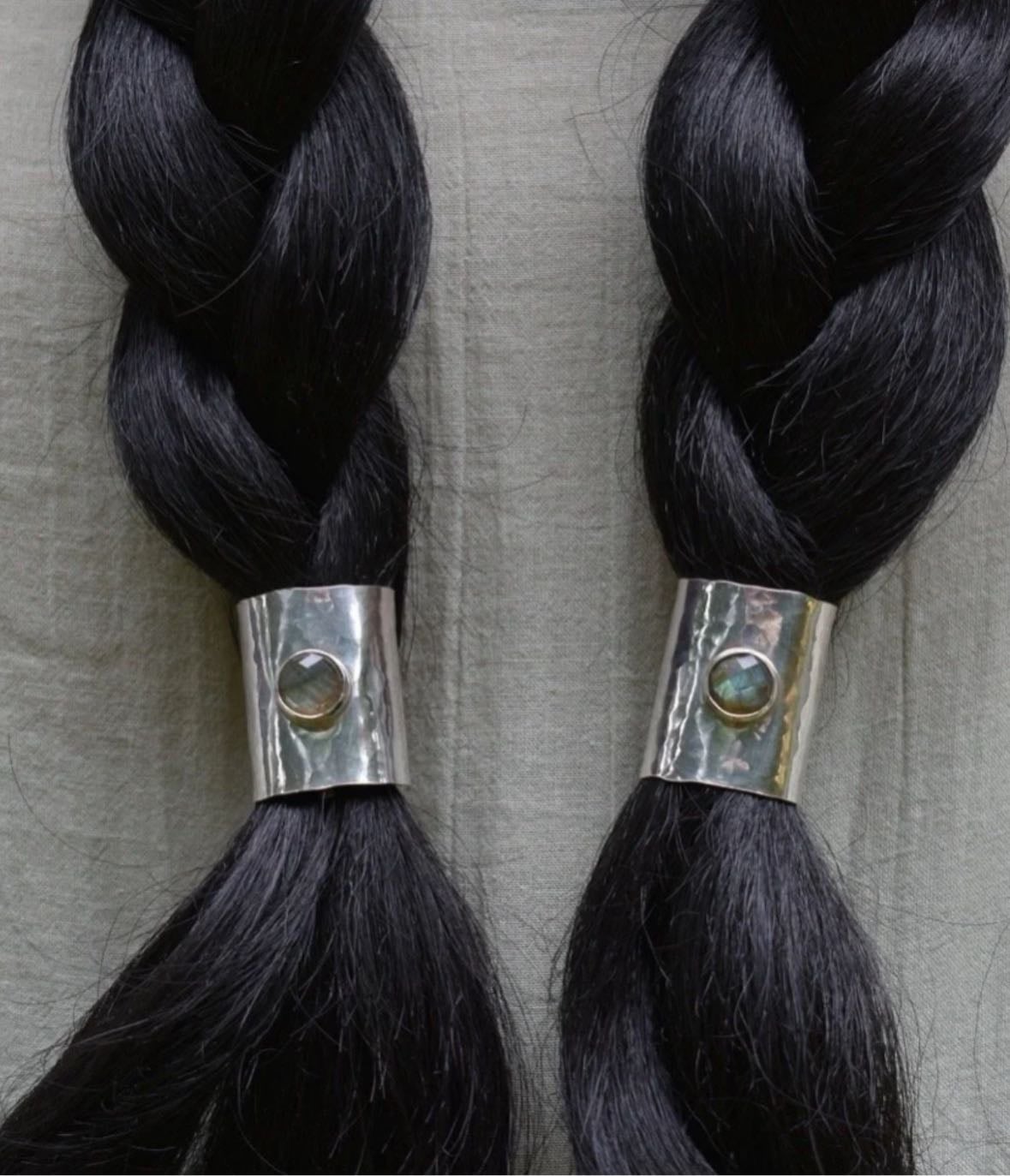 silver to strands - braid bands