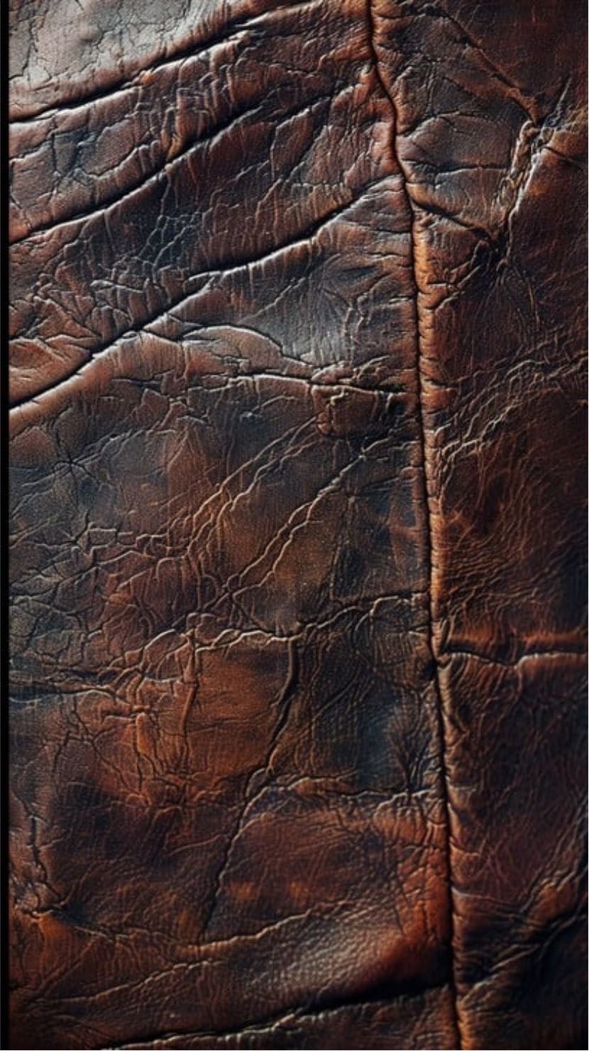 worn leather