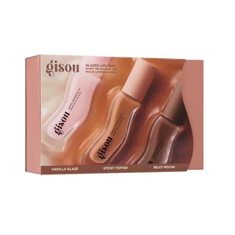 gisou glazed lips trio - £65