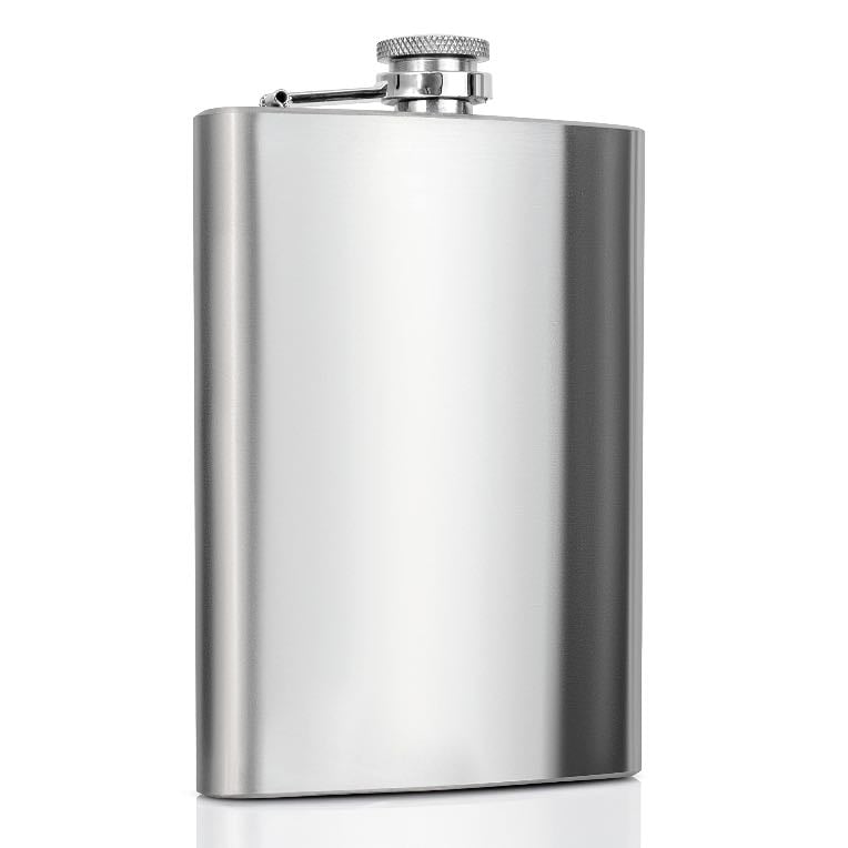 engraved flask