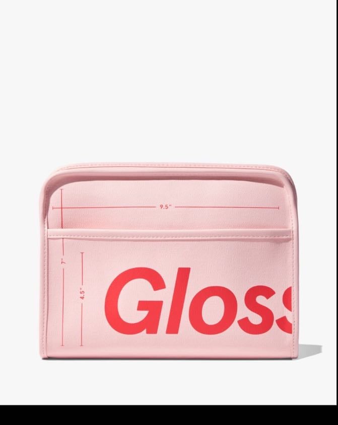 glossier beauty bag