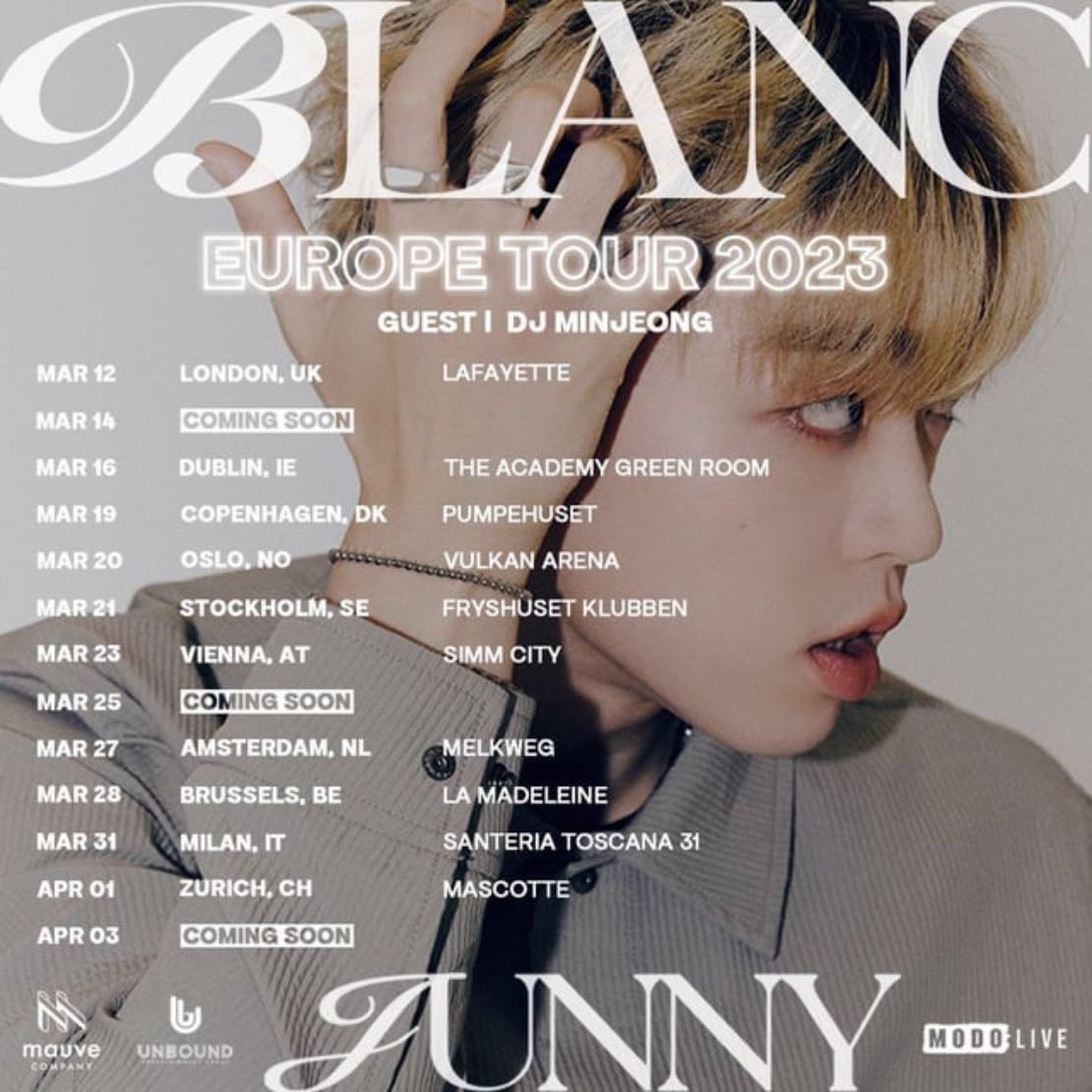 blanc tour - junny