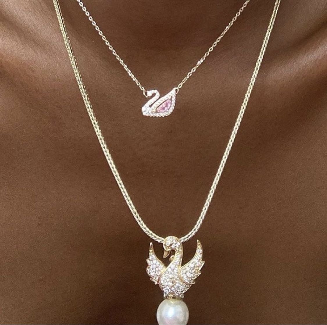 swaroski collier dazzling swan - 119.00€