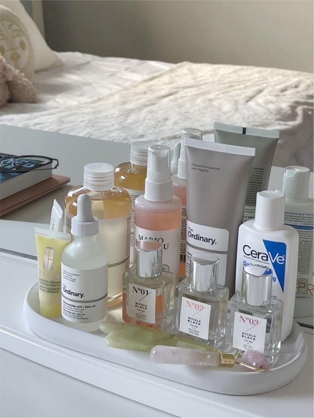 doing skincare