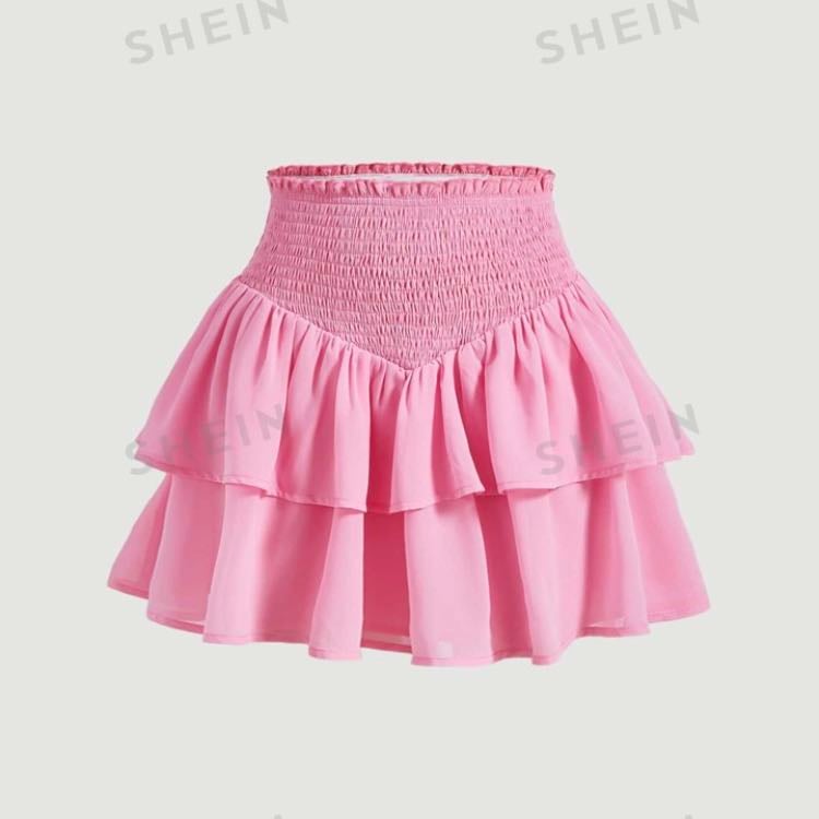SHEIN pink skirt