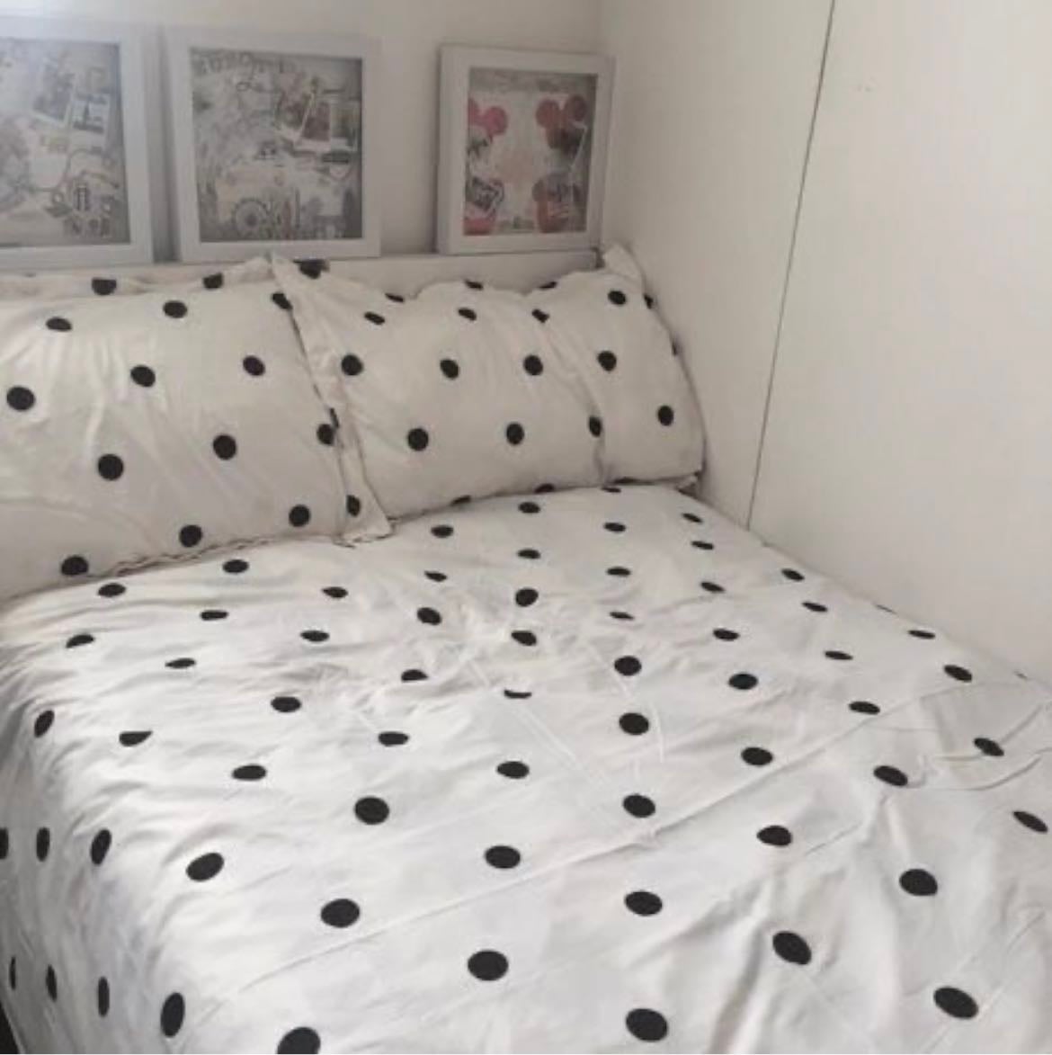 polka dots bedding set