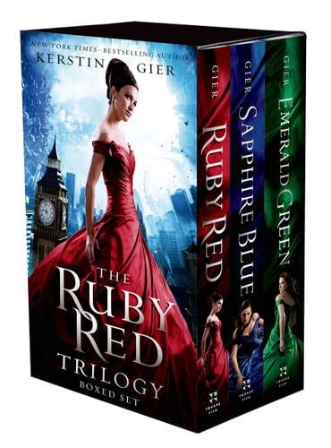 The Ruby Red Trilogy Boxed Set: Ruby Red, Sapphire Blue, Emerald Green - Kerstin Gier · 2014