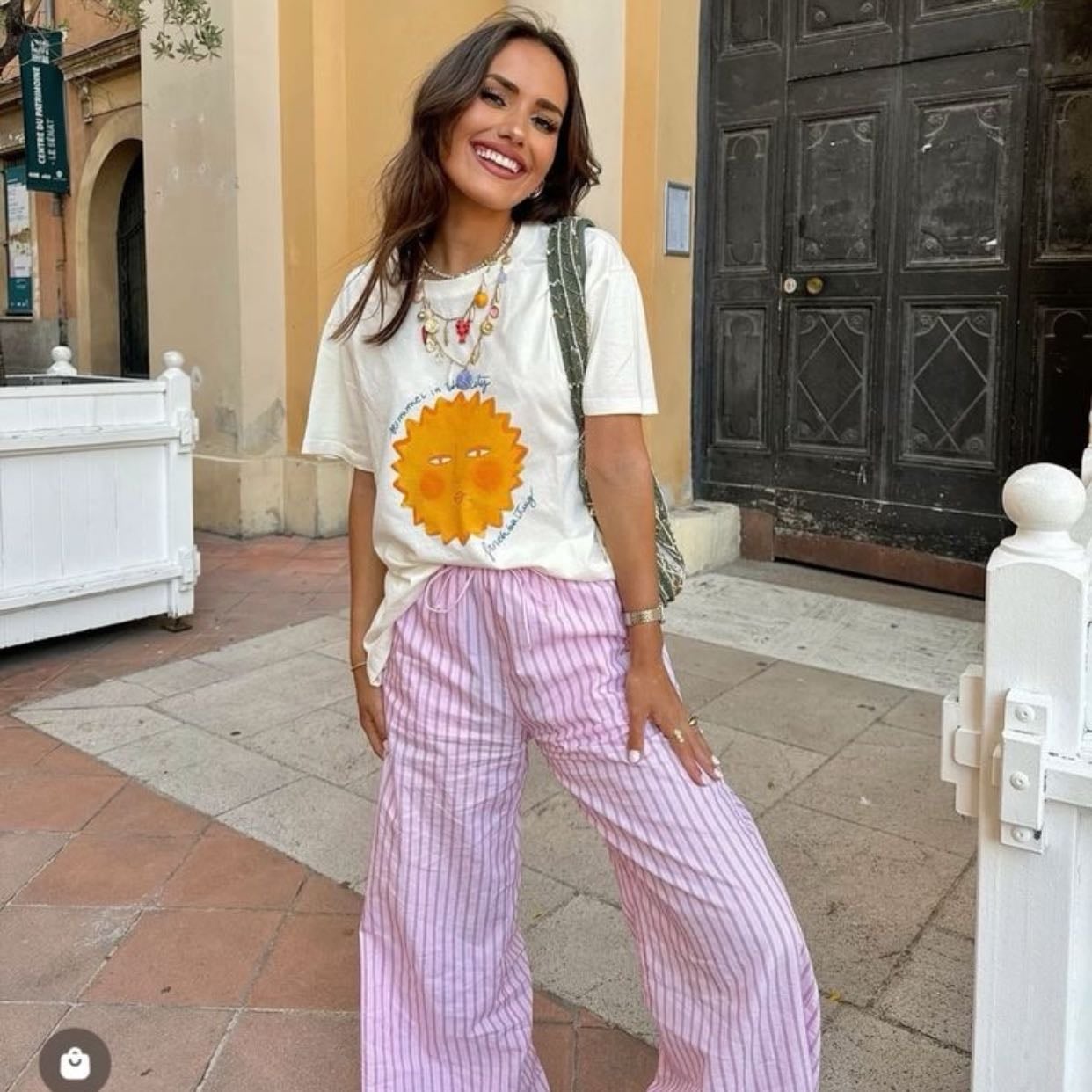 striped pants