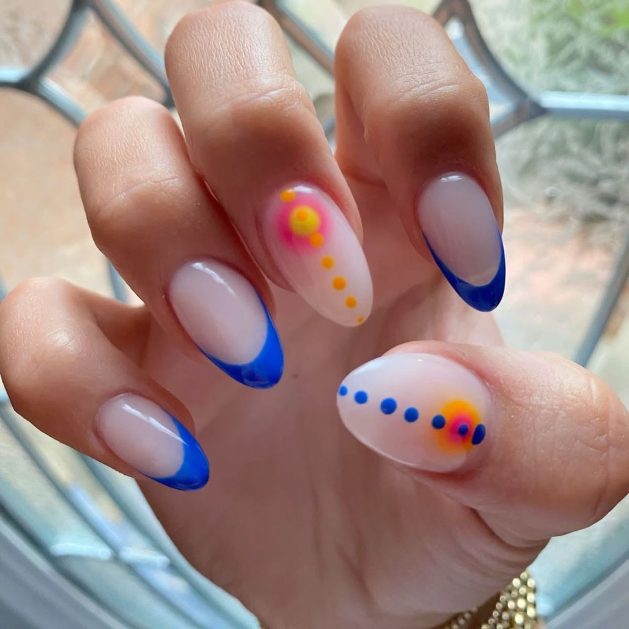 blue