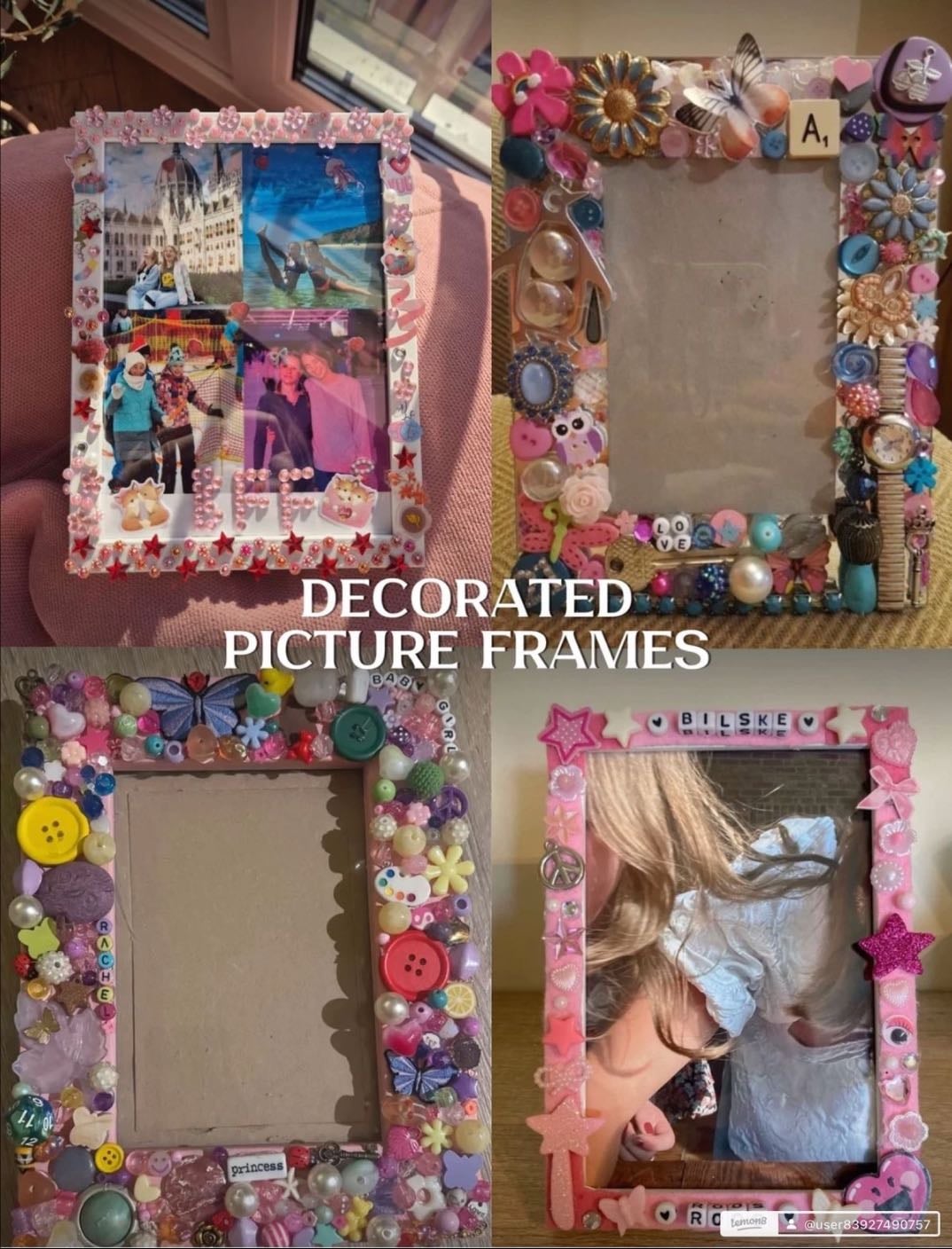 Decorar porta retratos 🌸🌸
