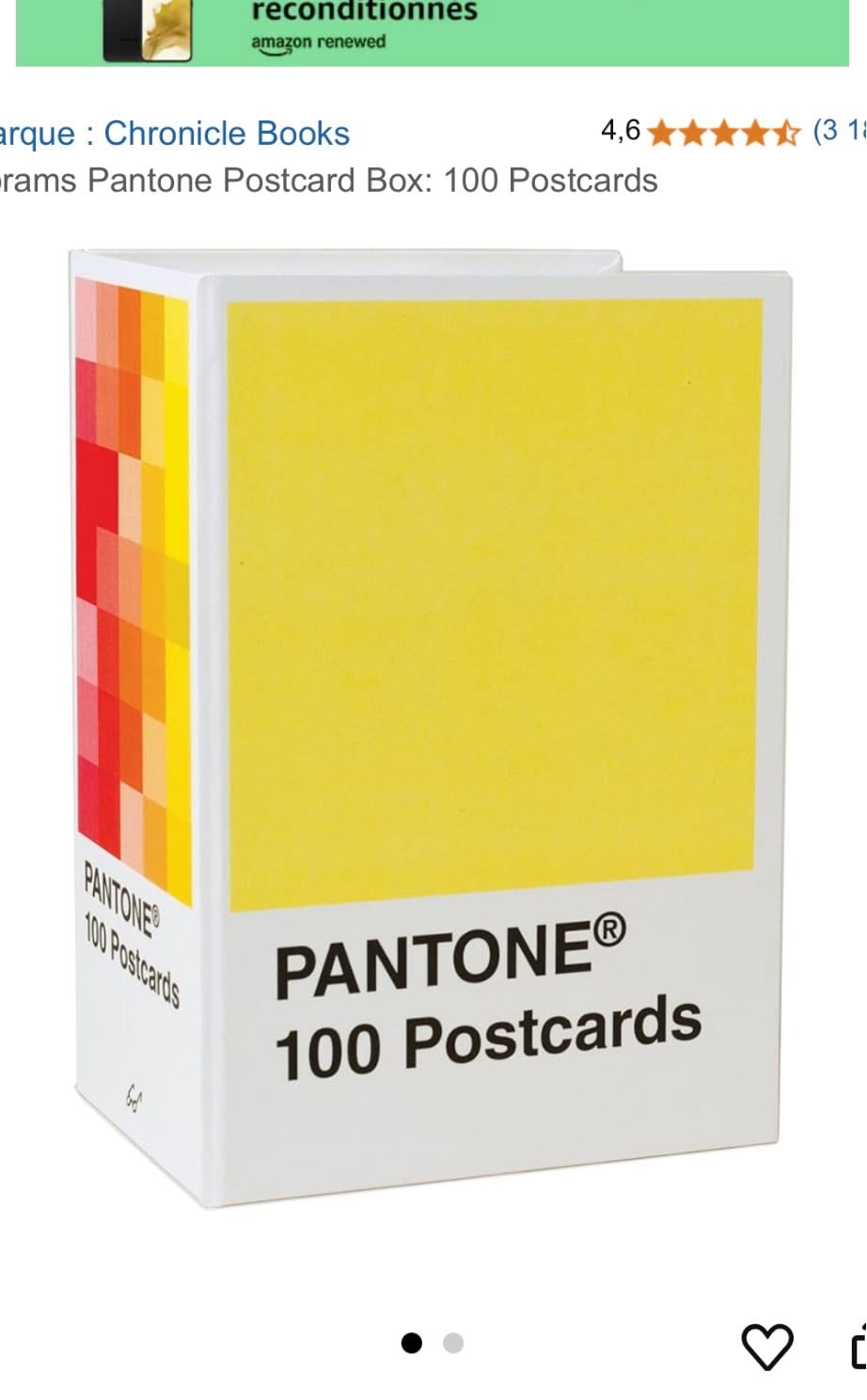 Pantone postcards