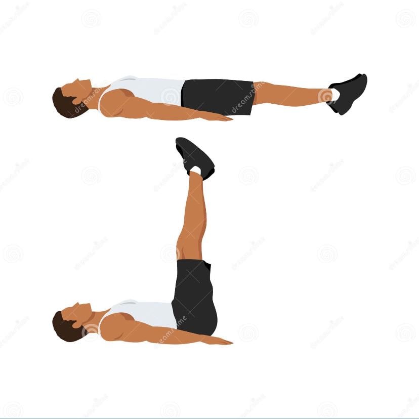 Abdominales piernas rectas