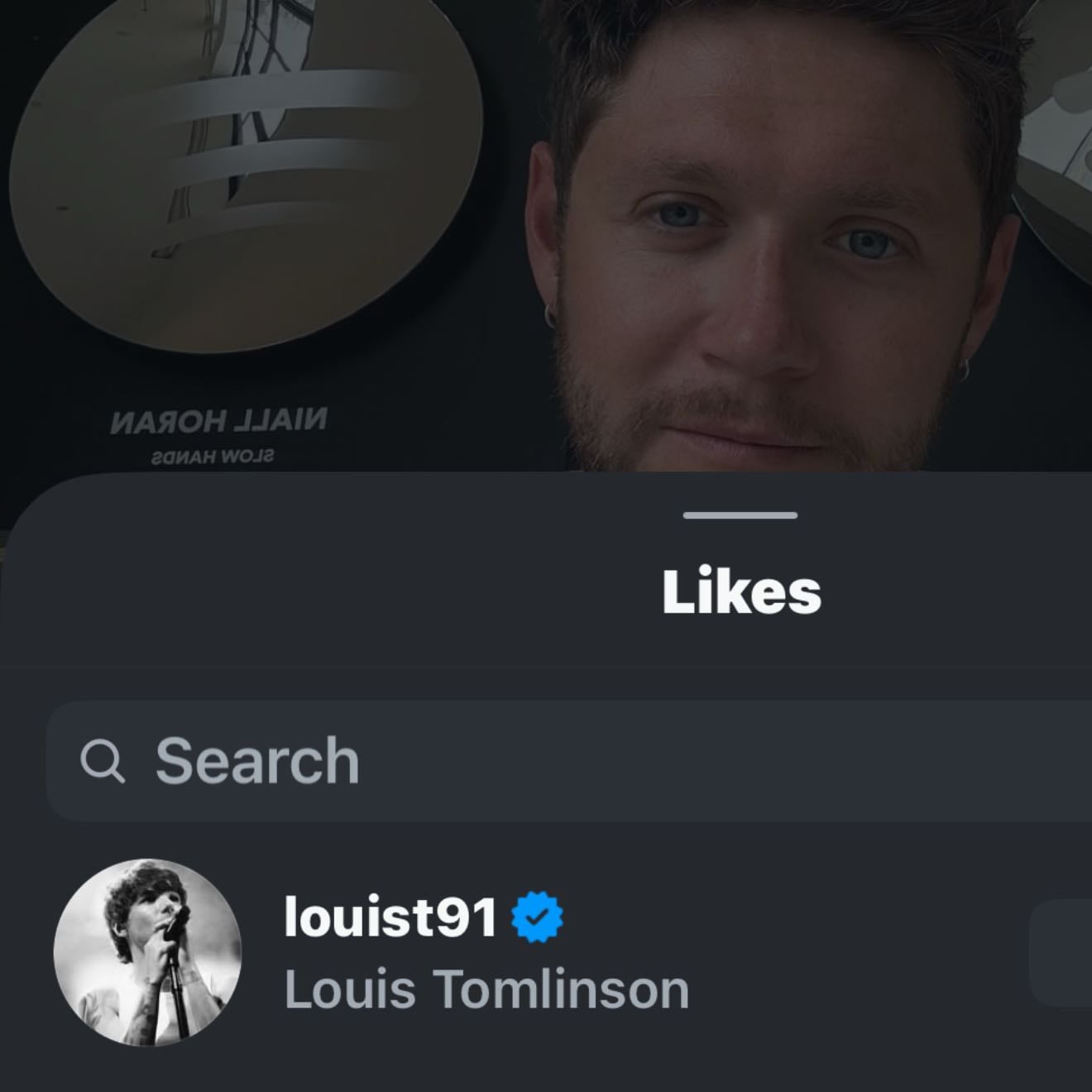 Louis liked Nialls post - 6th June