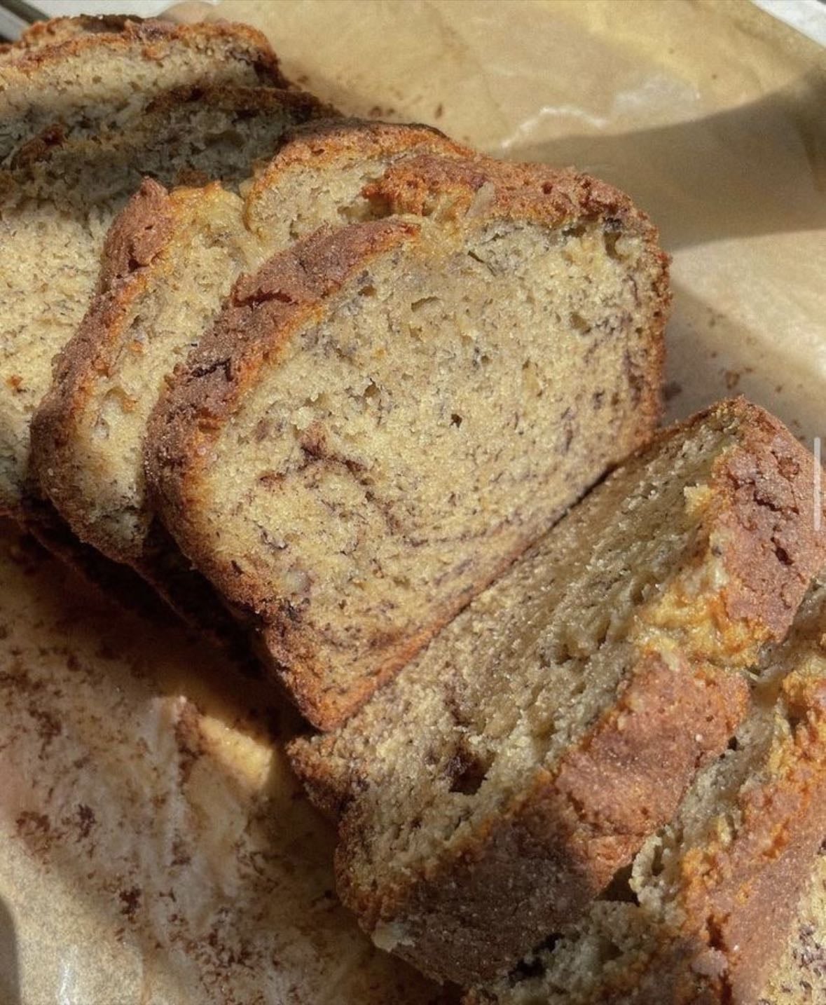 Banana bread loaf