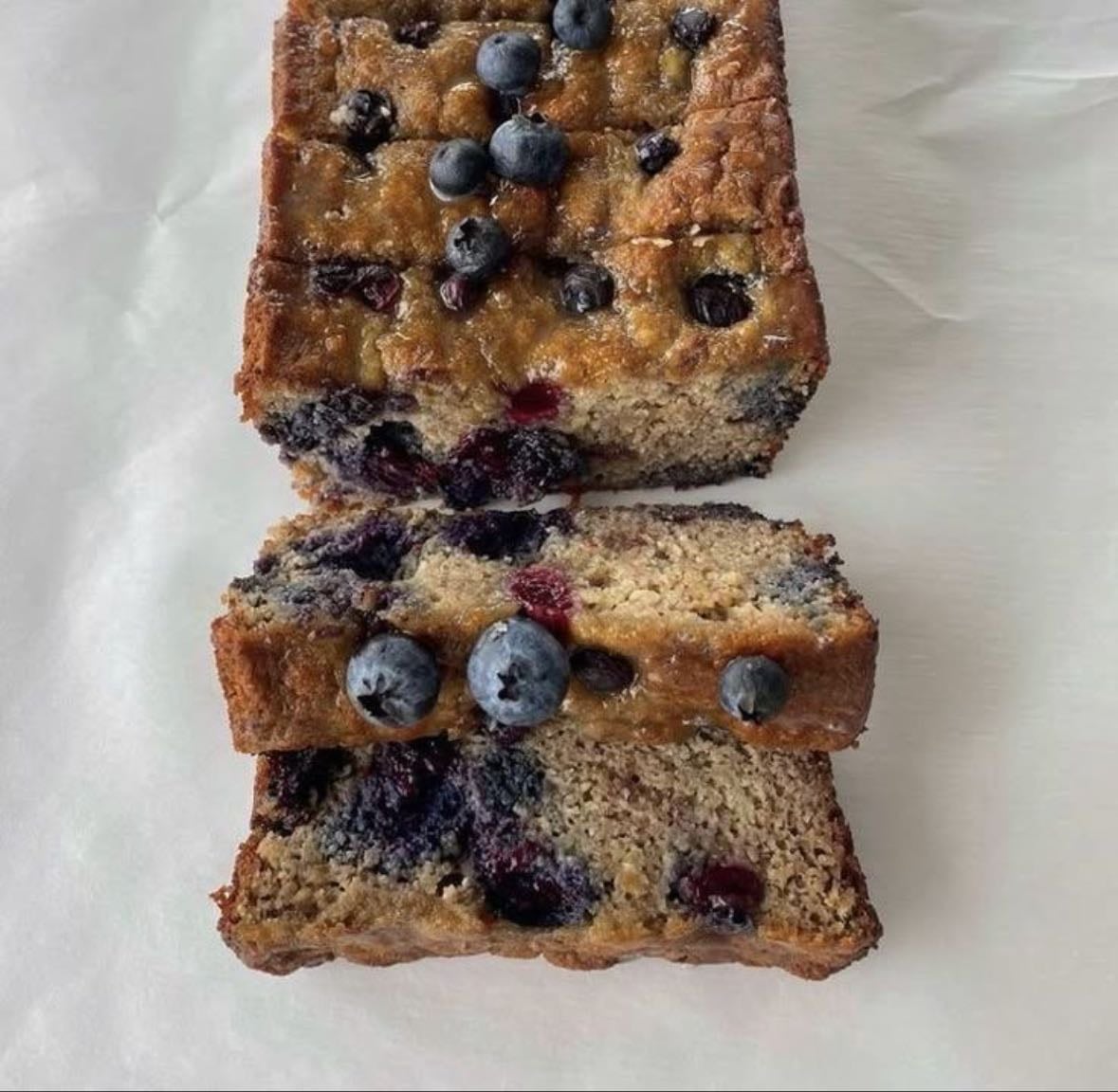 Blueberry loaf