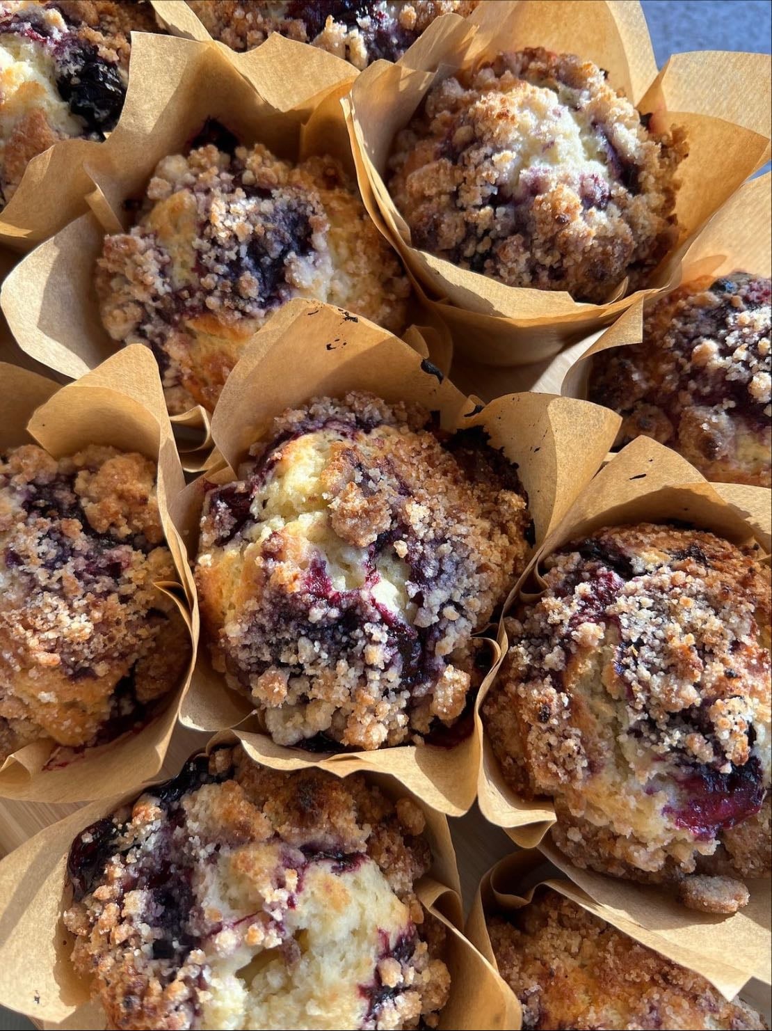 Blueberry muffins